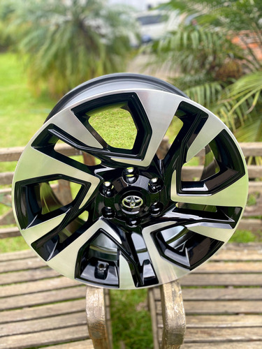 Roda Toyota Sw4 Diamond Aro 22 6x139 S39 / Valor Unitário Cor Preto Diamantado 6x139