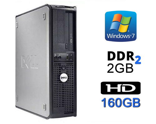 Computador Pc Cpu Dell 360 Core 2 Duo 1,8ghz 160gb 2gb Win10