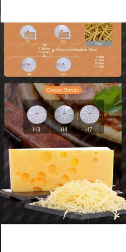 Maquina Multifuncion Ralladora De Queso Rebanadora Cortadora