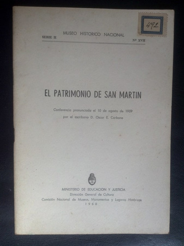 El Patrimonio De San Martín Carbone, Oscar E.
