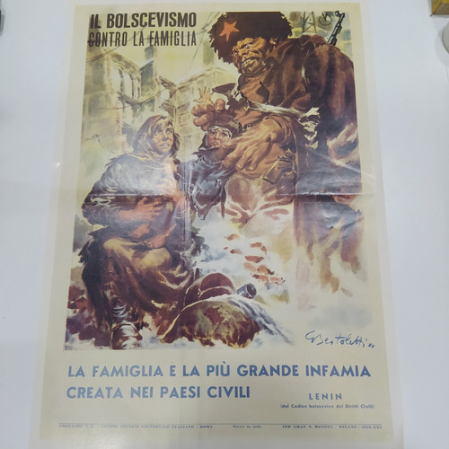 Lámina Reproducción Propaganda Sgm Colec Italiana #47