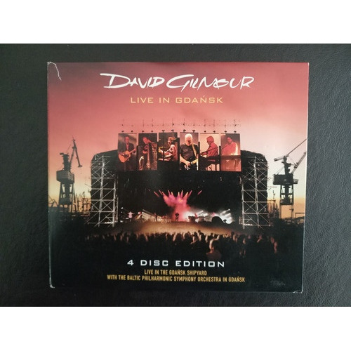 David Gilmour Live In Gdansk 2 Cd + 2 Dvd Nac (Usado)
