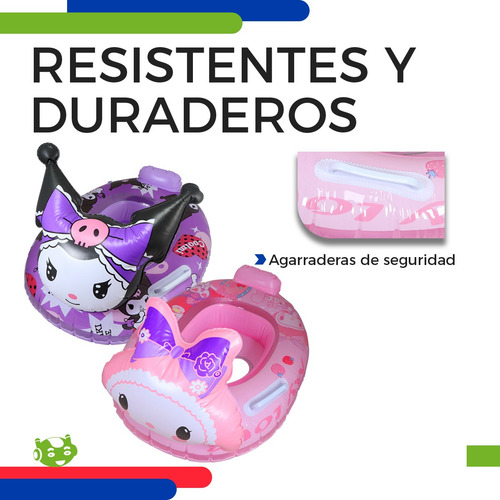 2 Pack Flotador Salvavidas Para Bebé Playa Inflable Alberca