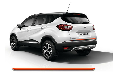 Friso Do Porta Malas Renault Captur 2018 Vermelho Refletivo 