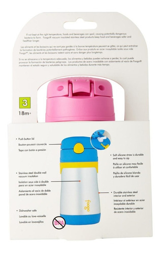 Termo Rosa Marca Thermos Compacto Diseño Unico Ramos Mejia