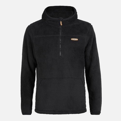 Poleron Hombre Warmy Hoody Sweatshirt Negro Lippi