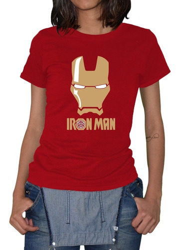 Playera Mujer Iron Man D-1