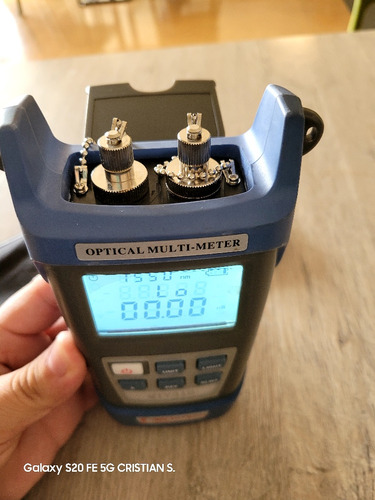 Power Meter ( Medidor De Fibra Óptica Con Láser )