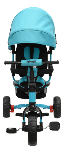 Triciclo Infanti Aaron Asiento Giratorio 360° Con Toldo