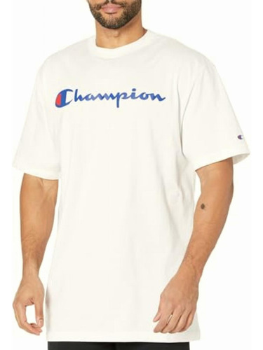 Champion Playera Para Hombre, De Algodón De Peso Medio,