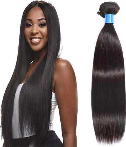 Cabello Humano Natural Mega Hair Straight En Pantalla, 35 Cm