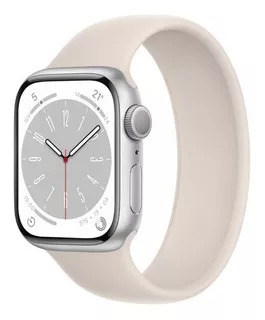 Apple Watch Series 8 (gps) - Aluminio Blanco De 41 Mm Color de la caja Blanco estrella Color de la correa Correa Deportiva Blanco estelar - Distribuidor autorizado