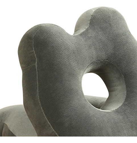 Cojín Para Dormir Con Soporte Para El Cuello Gris Oscuro