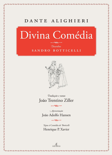 Divina Comédia, de Alighieri, Dante. Série Clássicos Comentados Editora Ateliê Editorial Ltda - EPP, capa dura em italiano/português, 2021