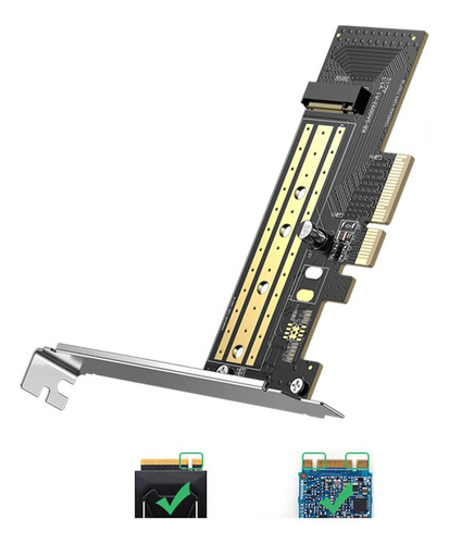 Tarjeta Expansión Pcie 3.0 X 4 Soporta 4tb Disco Solido Nvme