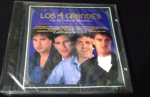 Los Cuatro Grandes Con Sus Exitos De Telenovelas Cd Balada