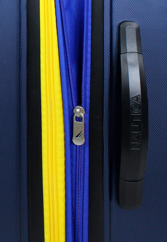 Set Nautica 3 Maletas Prime S+m+l + Cartera Leeway Azul