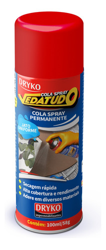 Cola Spray Permanete Vedatudo 100ml