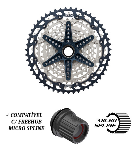Kit Grupo Shimano Slx M7100 12v 10-51 Completo Com Pedivela