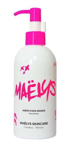 Handwash Rose Peony 250ml, Maëlys Skincare, Made In U S A