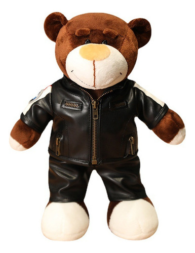 Muñeca Helmet Bear, Moto, Oso De Peluche