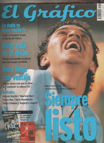 Revista El Grafico * Marcelo Gallardo- Nº 4227 - Año 2000