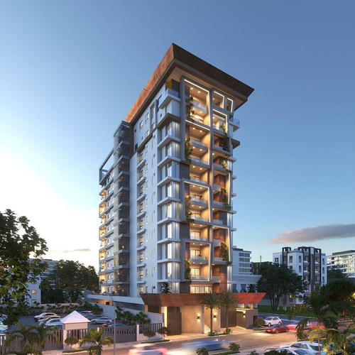 Penthouse De 3 Habitaciones+estudio En Naco/entrega 2026