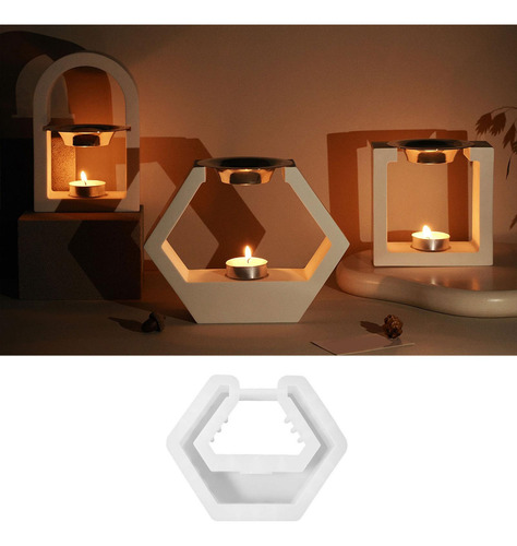 Modelo De Silicona, Modelo Para Hacer Molde Hexagonal