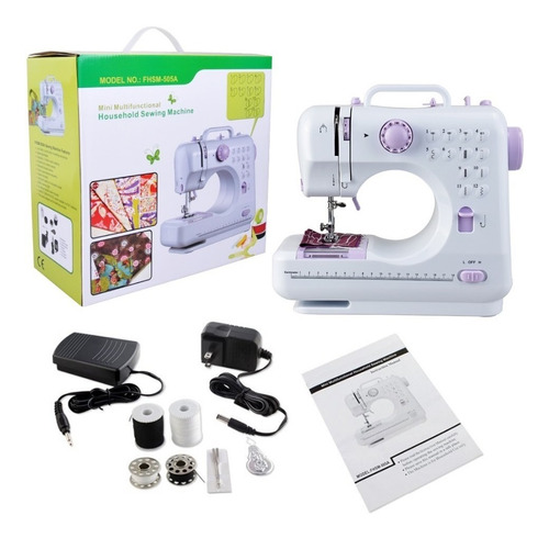 Maquina De Coser Pedal Electrica Domestica Portátil Oferta