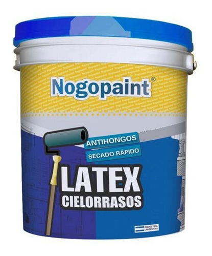 Latex Para Cielorrasos 1 Lts Blanco Nogopaint