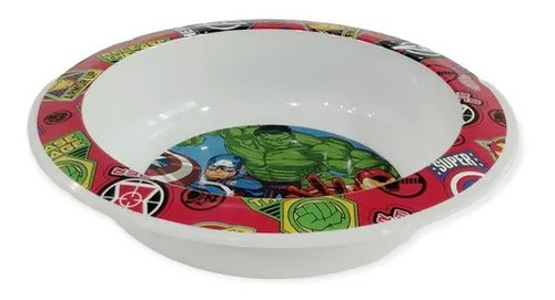 Bowl Plato Hondo Infantil Personajes X3 Unidades 15,5x3,5 Cm