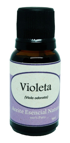 Violeta Aceite Esencial Puro Natural 15 Ml.