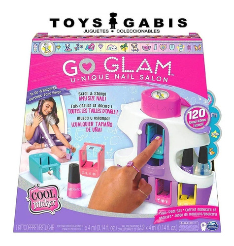 Kit Para Pintar Las Uñas Go Glam Nail Salon De Spin Master