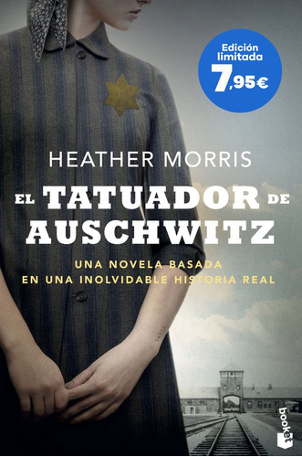 El tatuador de Auschwitz, de Heather Morris. Editorial Booket, tapa blanda en español, 2023