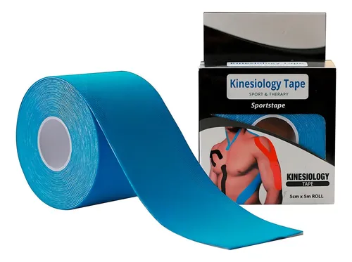 comprar Cinta Kinesiotape Kinesiología Venda Elástica Neuromuscular Color Blanco