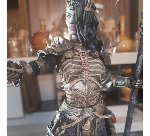 Estátua Necromancer Diablo 4 Action Figure 36 Cm Com Pintura