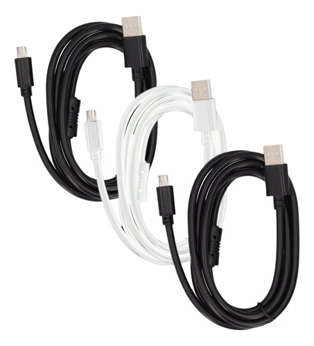 30pz Cable Cargador Reforzado Micro Usb V8 Universal Rapido