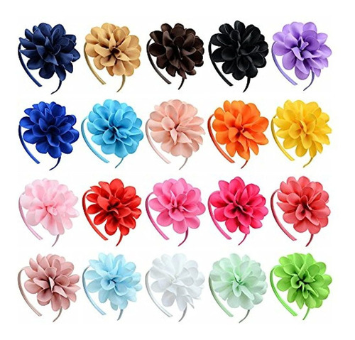 Diadema De Cinta Grosgrain Boutique Tvoip 20pcs Para Niñas