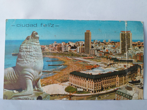 Postal De Los '70 De Mar Del Plata  La Ciudad Feliz