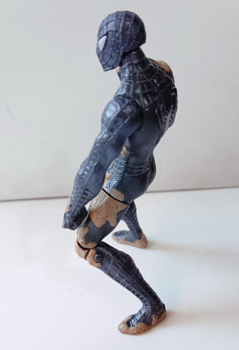 Black Suit Spider-man With Subway Sandman Spiderman 3 Hasbro (Usado)