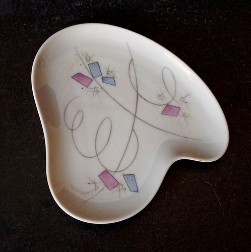 Platito Porcelana Hutschenreuther 50s Forma Nube Calder