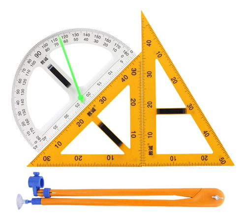 4 Unids Grandes Reglas De Geometría Matemática Gran C