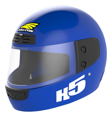 Casco Moto Halcon H5 Integral Azul Tienda Oficial