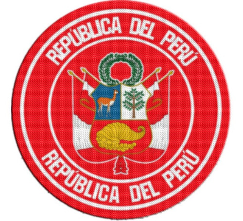 Parche Escudo Circular Peru M02