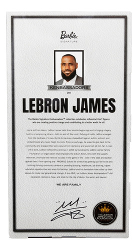 Muñeco De Colección HRM33 Signature Lebron James Barbie