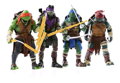 Set 4 Figuras Tortugas Ninja P14