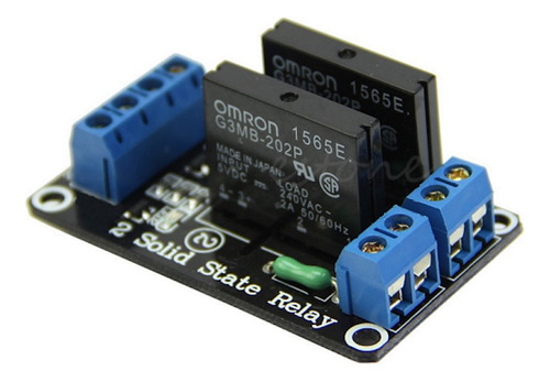 Modulo De 2 Relevadores Estado Solido Ssr 5v Relay - Arduino