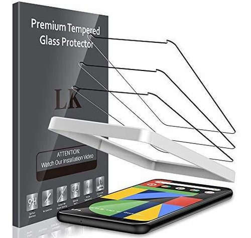 3 Unidade Protector Pantalla Para Pixel 4 Vidrio Templado