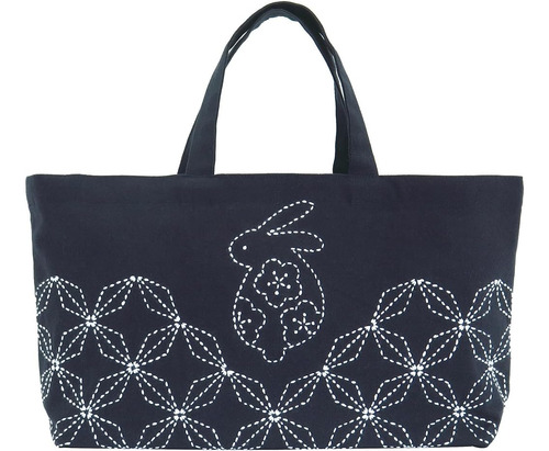 Olympus Hecho En Japón Sashiko Lovely Rabbit Mini Tote Bag K