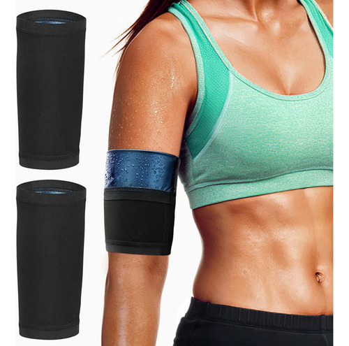 1 Par De Mangas De Brazo Para Adelgazar, Azul Xxl 3xl